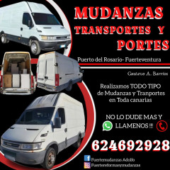 Mudanzas portes y Transportes Fuerteventura