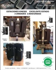 Maquinas gimnasio, kinesis technogym