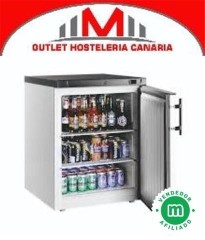 Minibar blanco / acero inox