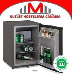 Minibar con cerradura negro