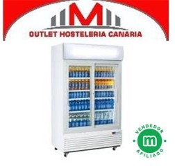 Expositor bebidas doble puerta