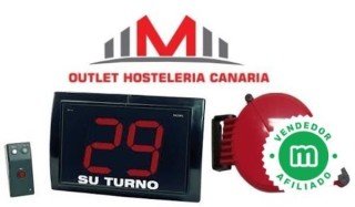 Visor de turno y dispensador