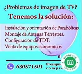 Ventas , instalaciòn de antenas 