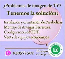 Tècnico parabolicas tv antenista 