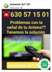 Antenista soluciones averías 