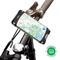 Soporte smartphone para bici negro