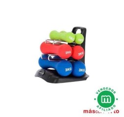 Juego Mancuernas 6 Pcs Neopreno HSDBS019