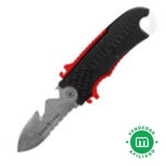 Aqualung Cuchillo Small Squeeze Rojo