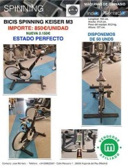 BICI SPINNING KEISER M3