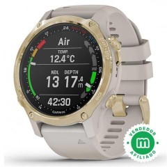 Garmin Descent Mk2s Light Gold Beige