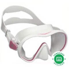 Cressi Máscara F-Dual Blanco / Rosa