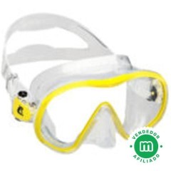 Cressi Máscara F-Dual Amarillo / Transp