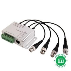 Transceptor pasivo cuatro canales cable