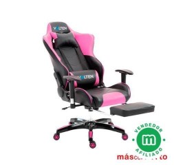 Silla Gaming Negra-Rosa VL1506