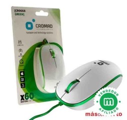 Raton X60 Blanco/Verde CR0668