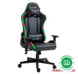 Silla Gaming Negra Serie RGB VL1368