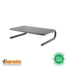 SOPORTE MONITOR SOBREMESA METALICO NEGRO