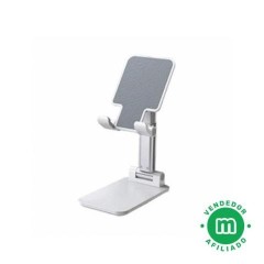 Soporte mesa smartphone tablets plata