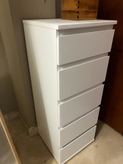 Cómoda blanca MALM ikea