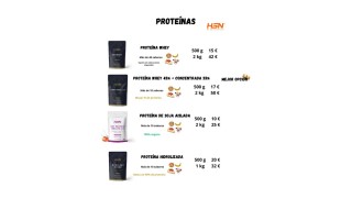 Suplementación / Proteínas, creatina, vitaminas...