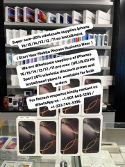 Installment Wholesale suppliers of iPhones 16/ 15 /14/ 13 / 12 /11