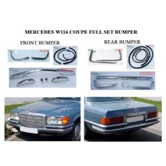 Mercedes W116 EURO style Bumpers (1972-1981)