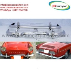 Renault Caravelle and Floride, coupé and cabrio (1958-1968) bumpers with over rider