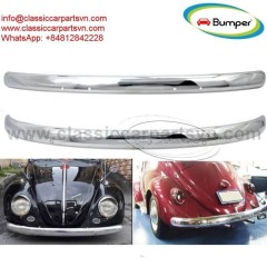 VW Beetle blade style (1955-1972) bumpers by stainless steel new