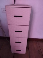 Cajonera de plástico blanca