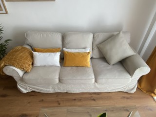 Sofá 3 plaza beige