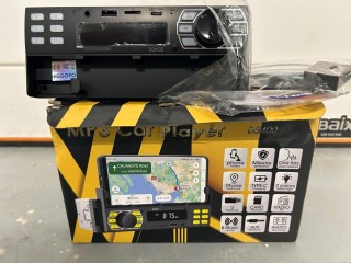 Radio MP3 para coche D3400 con soporte para móvil, Bluetooth, USB y carga tipo C, ideal para viajes