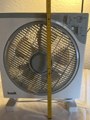 Ventilador de mesa con 3 velocidaes, Interruptor temporizador, chorro de aire giratorio