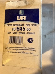 Filtro Carburante UFI 26 645 00  AVIA-IVECO-PEGASO-TENNECO