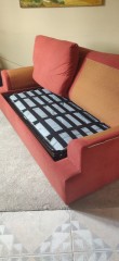 Sofa cama naranja 2 mtrs buen estado