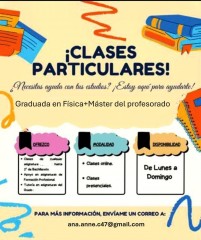 Clases particulares de todas las asignaturas