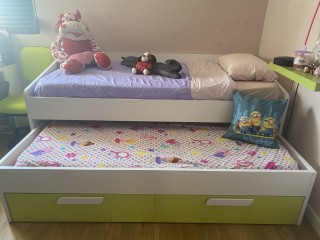 CAMA NIDO CON 2 CAJONES PARA NIÑO/A