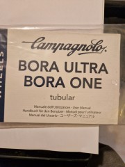 RUEDAS CARBONO TUBULARES BORA CAMPAGNOLO zapatas
