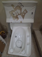 Vendo cuna mas cambiador con bañera