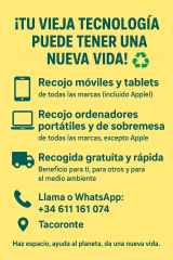 Recoge y salva tu tecnología.