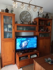 Mueble salon madera calidad
