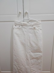 Falda vaquera blanca