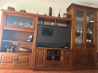 Mueble salón de madera