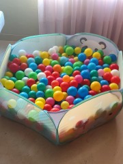 Piscina de bolas que cabe en tu casa