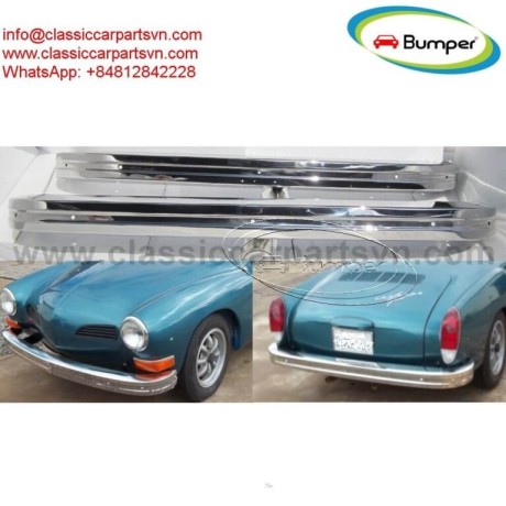 volkswagen-karmann-ghia-1972-1974-bumpers-by-stainless-steel-new-big-0