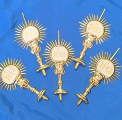 12 apliques decoracion manualidades JHS CRUZ  4 CM