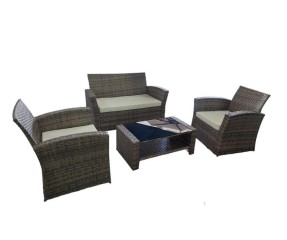 Conjunto exterior completo gris