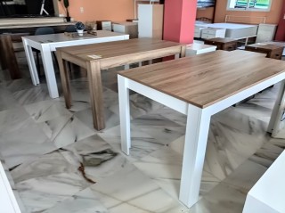 Nueva mesa modelo MIRA!! blanca con cambria, blanca y cambria