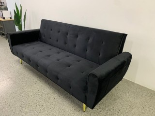 Sofa negro cama