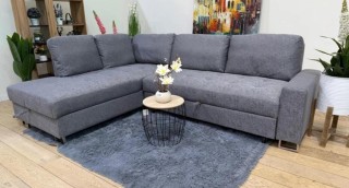 Sofá chaise longue cama gris tela MODELO FEBE!! Entregas rápidas
