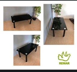 Mesita de centro blanca y negra!! Envíos a domicilio